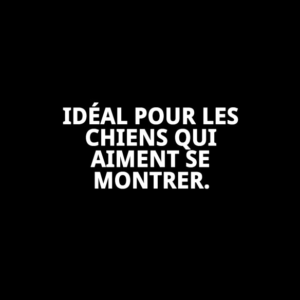 Collier en cuir Luxury Huella 45 cm - Jaune réfléchissant