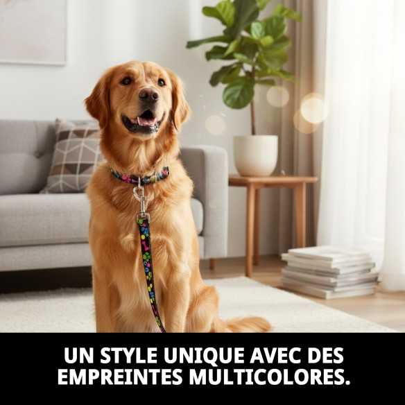 Ramal en cuir Luxury Fantasía 130 cm pour votre animal de compagnie.