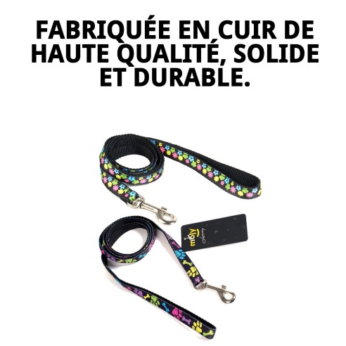 Ramal en cuir Luxury Fantasía 130 cm pour votre animal de compagnie.