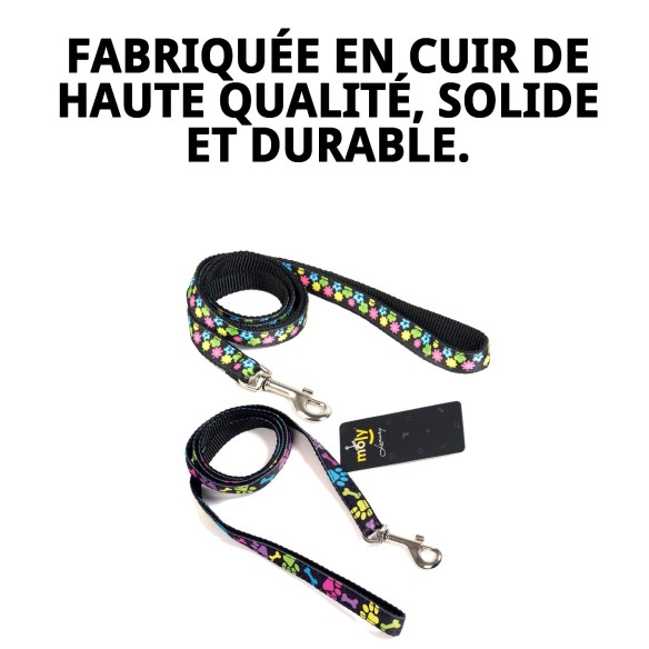 Ramal en cuir Luxury Fantasía 130 cm pour votre animal de compagnie.