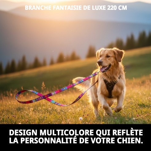 Ramal Luxury Fantasía 220 cm : Élégance et Style pour votre Animal de Compagnie