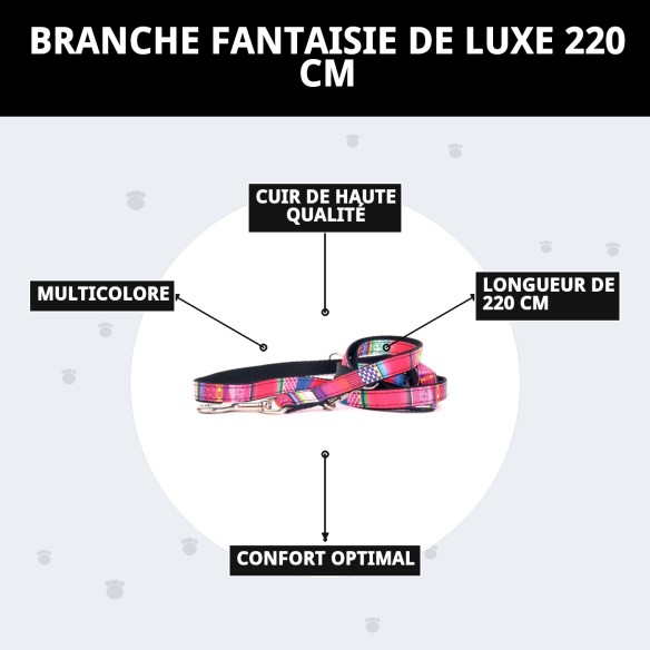 Ramal Luxury Fantasía 220 cm : Élégance et Style pour votre Animal de Compagnie