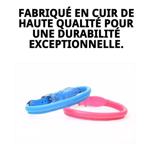 Collier en cuir Luxury Rond 40 cm - Style et Élégance