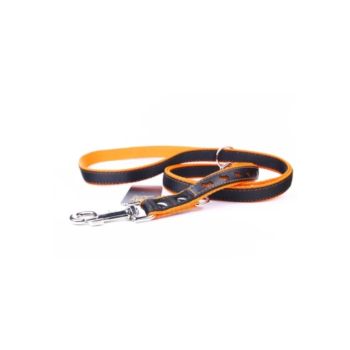 Ramal en Cuir Luxe Réfléchissant 220 cm pour Animaux de Compagnie