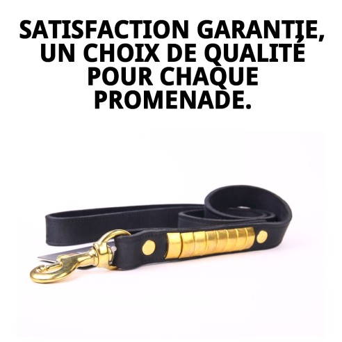 Ramal en Cuir Luxe 110 cm - Élégance et Durabilité pour votre Animal de Compagnie