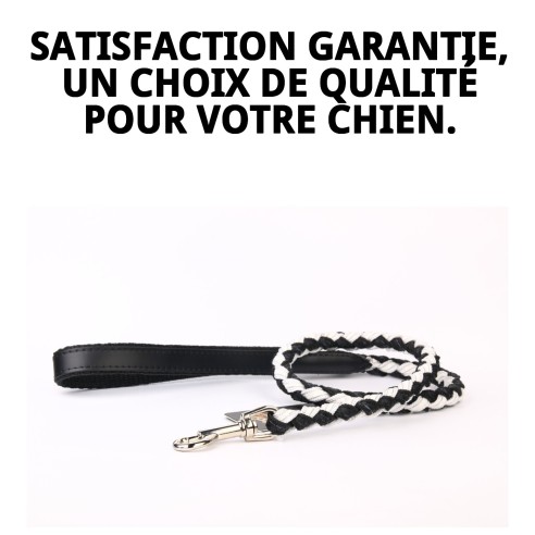 Ramal en Cuir Luxe Tressé 120 cm - Style Élégant et Durable