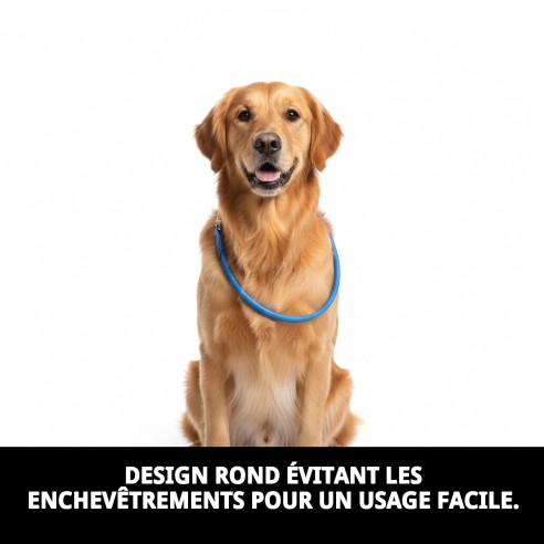 Ramal en Cuir Luxe Rond 120 cm - Style et Confort