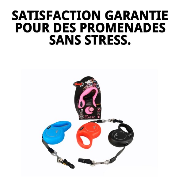 Corbeille Flexi New Classic XS 3M pour des promenades sûres et confortables.