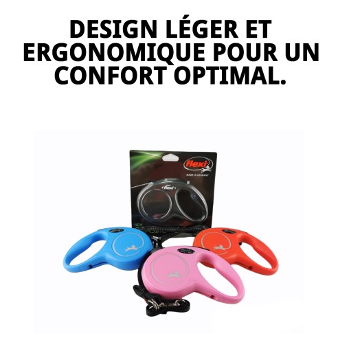 Correa FLEXI NEW CLASSIC S 5m Néon - Idéale pour votre animal de compagnie