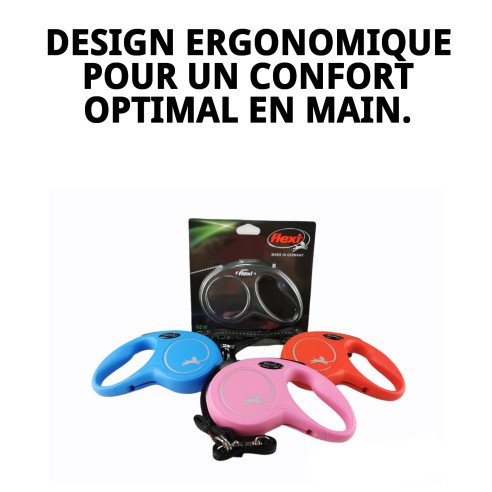 FLEXI NEW CLASSIC S 1-5 M : Laisse pour se promener avec style