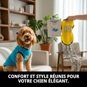 T-shirt Sport pour Chiens - Style et Confort Moly 2