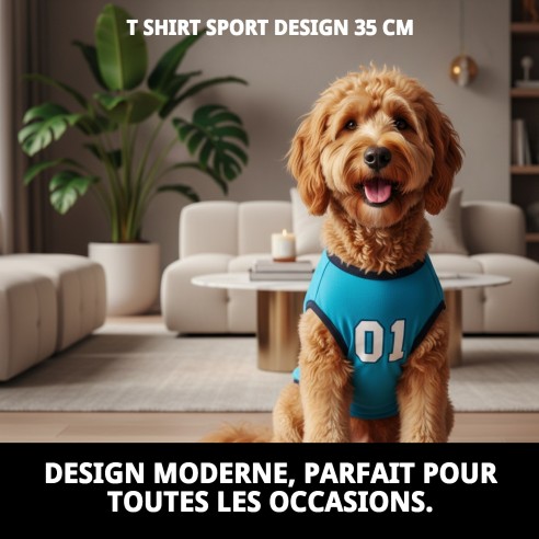 T-shirt Sport pour Chiens - Style et Confort Moly