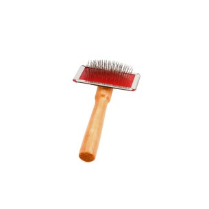 Brosse en Bambou Petite pour le Soin du Pelage des Animaux de Compagnie
