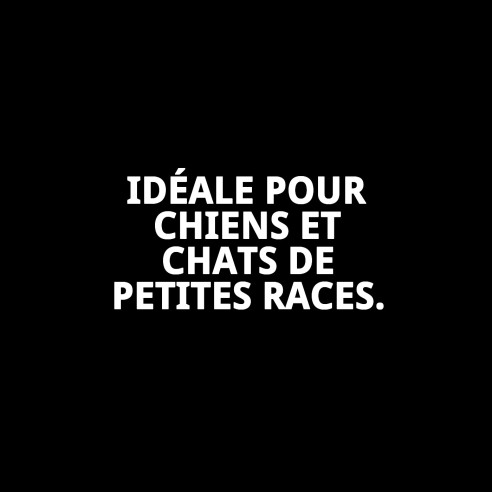 Carde métallique ovale petite Moly Confort pour animaux de compagnie.