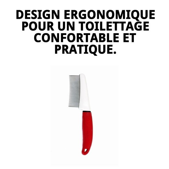 Peigne Grande Moly Confort pour Toilettage de Chiens et Chats