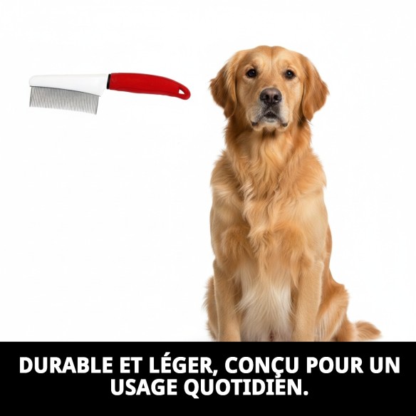 Peigne Grande Moly Confort pour Toilettage de Chiens et Chats