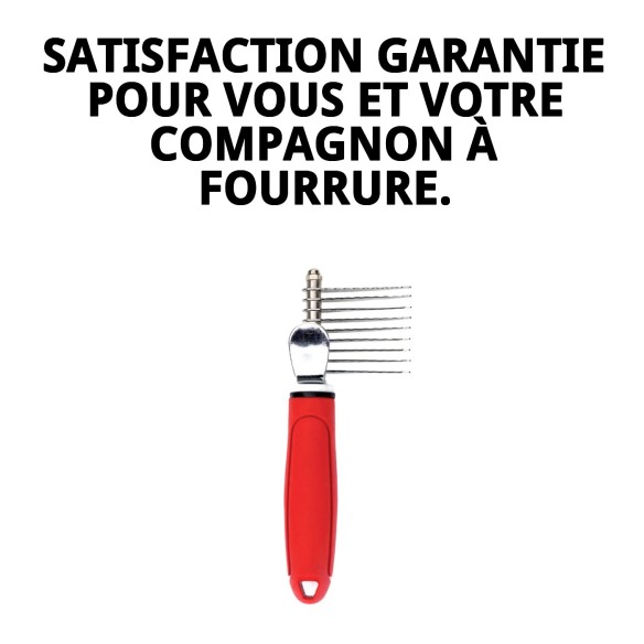 Peigne Cortanudos Moly Confort pour Toilettage de Chiens et Chats