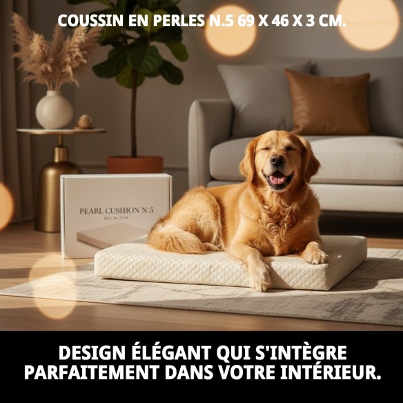 Coussin Perla N.5 69x46x3 cm : Confort pour votre animal de compagnie