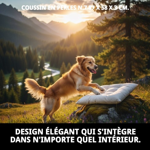 Coussin Perla N.7 pour Animaux de Compagnie 87x58x3 cm - Confort Idéal