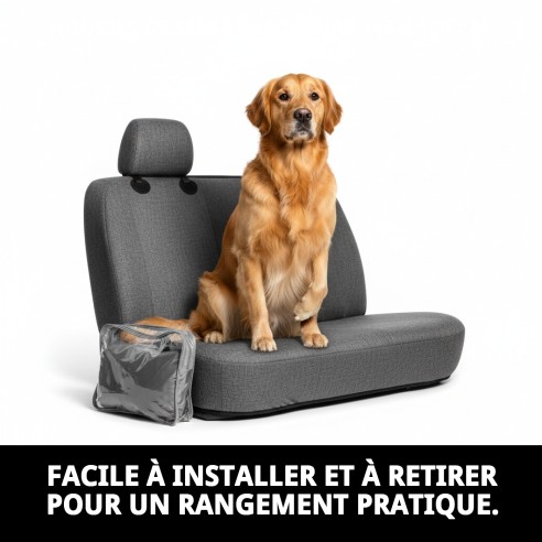 Housse de siège auto 145x150 cm - Protection idéale pour animaux de compagnie