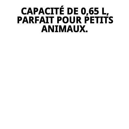 Abreuvoir et mangeoire Break Réserve 0,65 L pour animaux de compagnie.