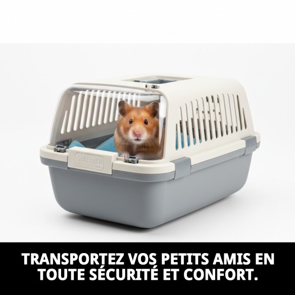 Transporteur Mini Gulliver : Sécurité et Confort pour Animaux de Compagnie
