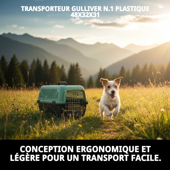 Transporteur Gulliver N.1 - Pratique et Coloré pour Animaux de Compagnie