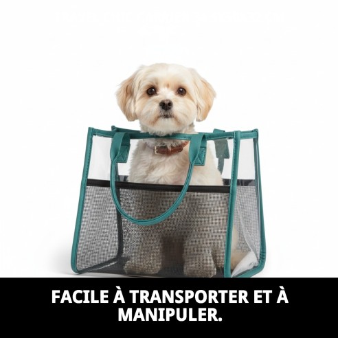 Transporteur Travel Chic : Confort et Style pour Animaux de Compagnie
