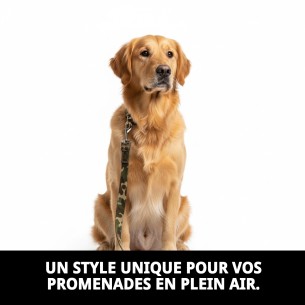 Rame en nylon camouflage 15x130 cm pour votre animal de compagnie. 2