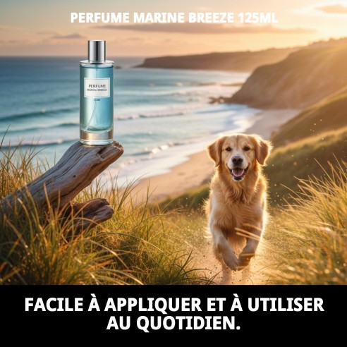Parfum Brise Marine 125ml : Fraîcheur Océanique pour Votre Animal de Compagnie