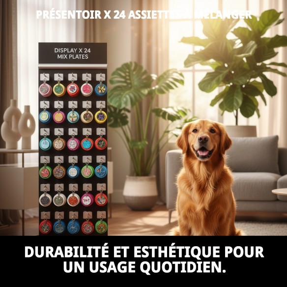 Exposant pour 24 Plaques Mix : Organisez vos Accessoires