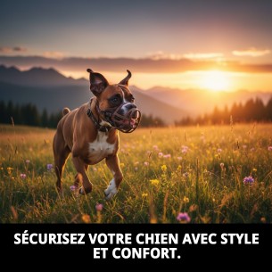 Muzzle en Nylon Boxer N.8 - Confort et Sécurité pour votre Animal de Compagnie 2