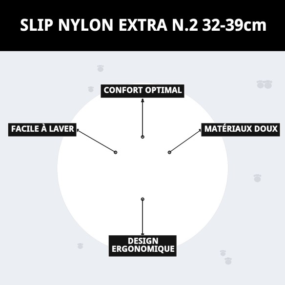 Culotte en Nylon Extra pour Chiennes en Chaleur - Taille 32-39 cm