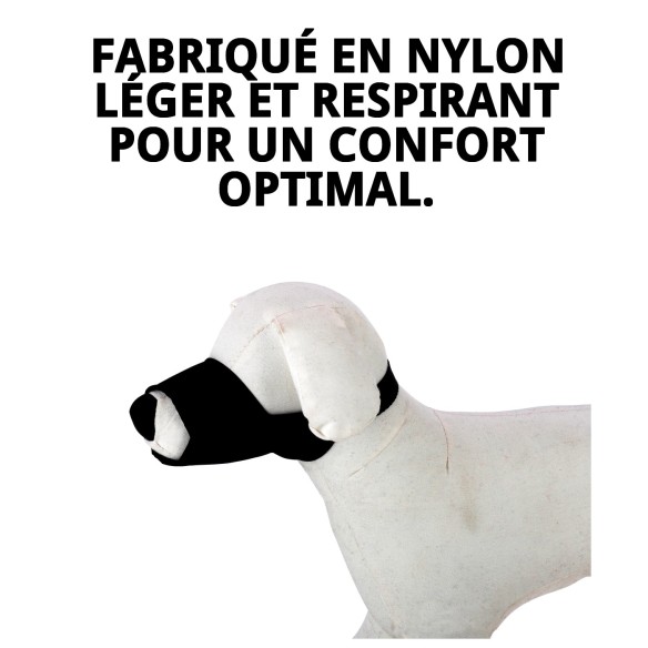 Muzzle en nylon taille N.2 pour chiens - Jusqu'à 16,5 cm