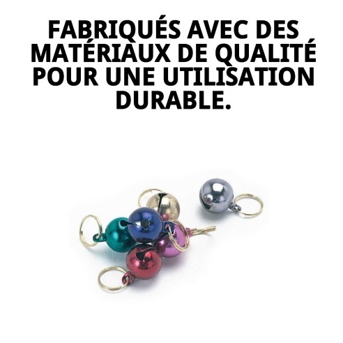 Cloches de couleur pour animaux de compagnie - Présentoir x 24 unités