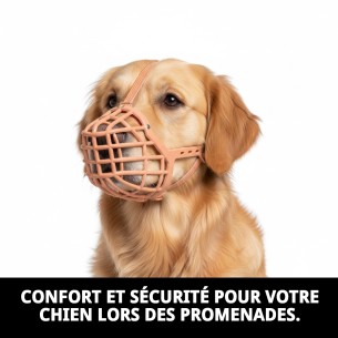 Muzzle Panier en Cuir et Plastique N.3 pour Animaux de Compagnie 2