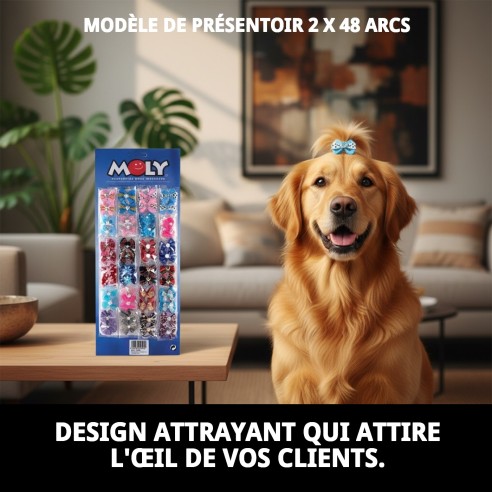 Exposant Modèle 2 x 48 Nœuds pour Animaux de Compagnie - Habillez votre Meilleur Ami !