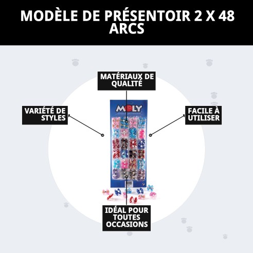 Exposant Modèle 2 x 48 Nœuds pour Animaux de Compagnie - Habillez votre Meilleur Ami !