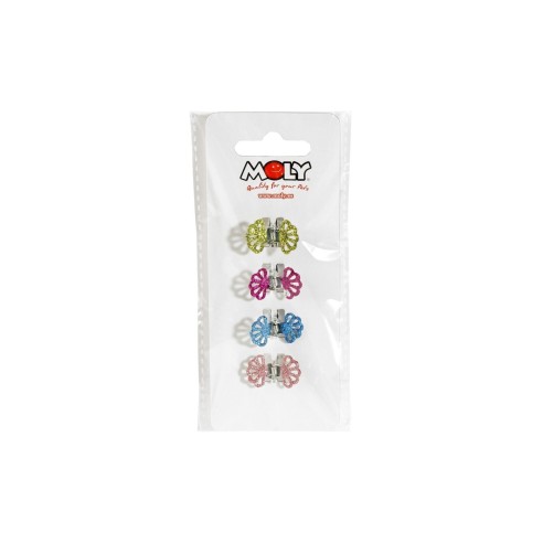 Exposant 4 Pinces à Cheveux - Prenez Soin de la Beauté de Votre Animal de Compagnie