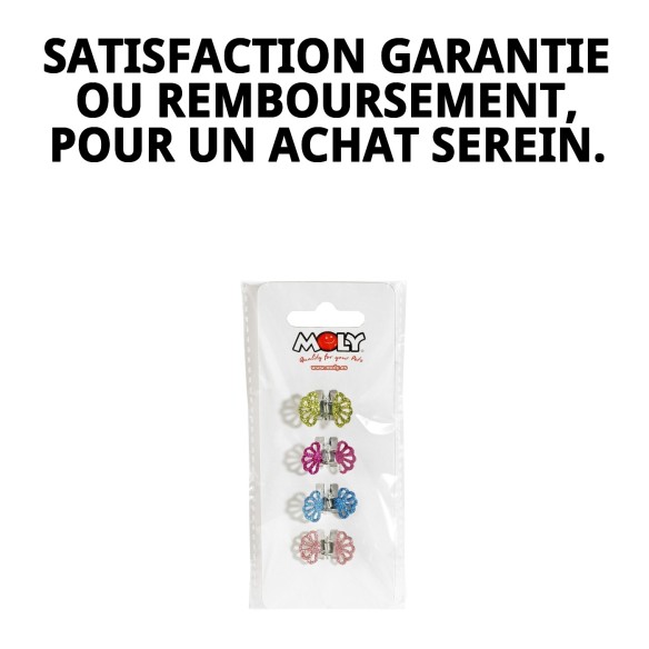 Exposant 4 Pinces à Cheveux - Prenez Soin de la Beauté de Votre Animal de Compagnie