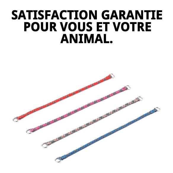 Collier en nylon rond 35 cm x 8 mm - Confort et style