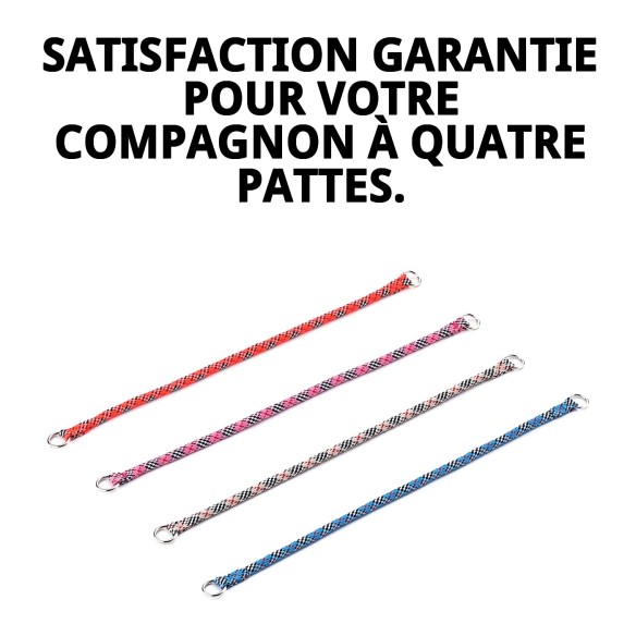 Collier en nylon rond 50 cm x 13 mm pour animaux de compagnie.