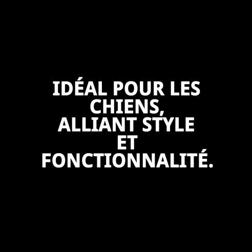 Collier en nylon rond 60 cm x 13 mm pour animaux de compagnie