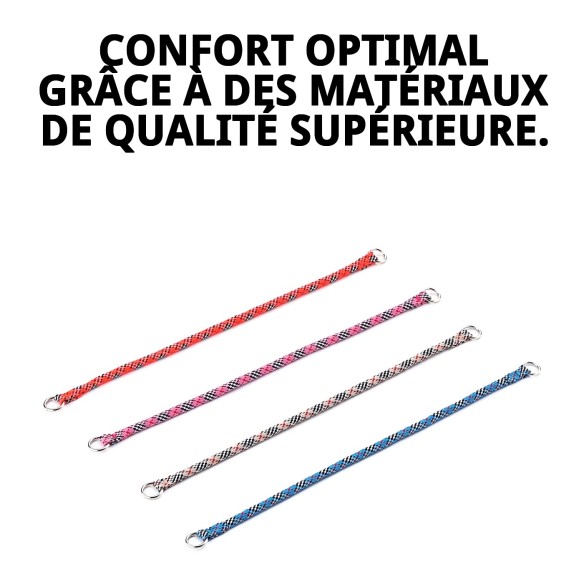 Collier en nylon rond 55 cm x 13 mm pour animaux actifs