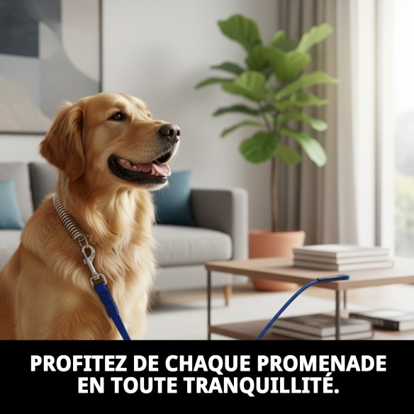 Poignée Confort avec ressort pour grands chiens 45x2,5 cm