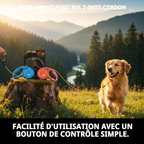 Correa FLEXI New Classic M/L 2-5mts : Confort et Style