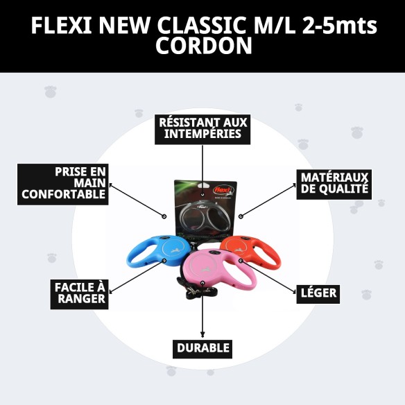 Correa FLEXI New Classic M/L 2-5mts : Confort et Style
