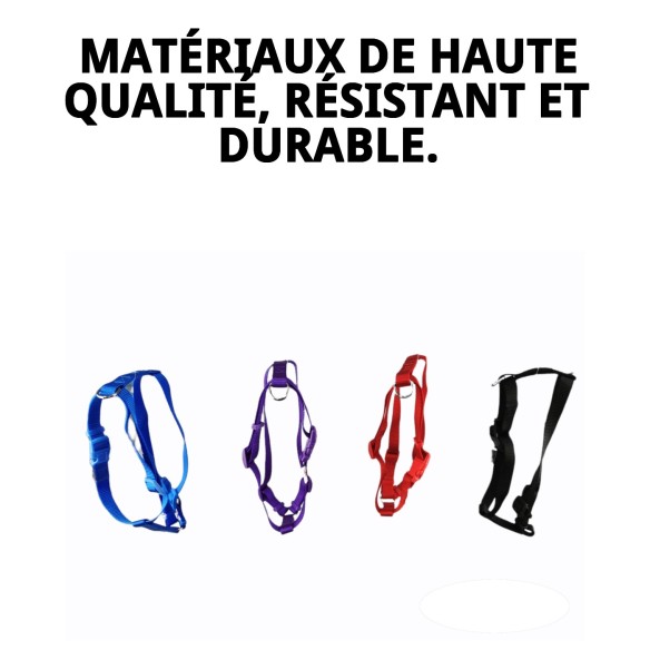 Harna en Nylon Ajustable pour Chiens - Confort et Sécurité