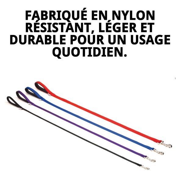 Ramal en Nylon Confort 120x1cm pour Animaux de Compagnie ! Confort Total !