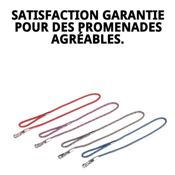 Ramal en Nylon Rond 120cm x 0,80cm pour Animaux de Compagnie